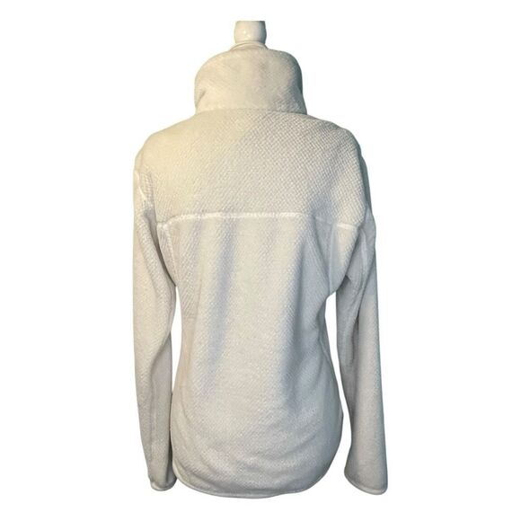 Patagonia Re-Tool Half-Snap Pullover Fleece Jacket Raw Linen White X-Dye M - Picture 4 of 9